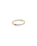 18K Rock Candy Hero Gelato Mixed Hinge Bracelet in Summer Rainbow