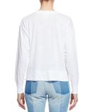 Klowia Marant Linen Jersey Tee, White