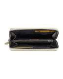 Rocket Accordion Zip Wallet, White