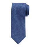Solid Textured Silk Tie