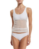Mesh Tankini Swim Top