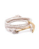 Anchor Rope Bracelet, Natural