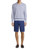 Lightweight Twill Shorts, Navy