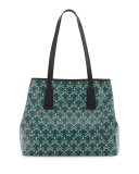 Little Marlborough Iphis-Print Tote Bag, Dark Green