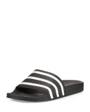 Men's Adilette 3 Rubber Slide, Black