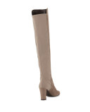 Fiftymimi Suede Over-The-Knee Boot, Otter