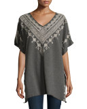 Shobah Long French Terry Poncho