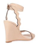 Piper Curvy Wedge Sandal, Natural