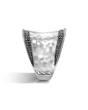 Classic Chain Lava Pavé Ring