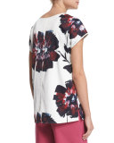Rivington Pleated-Front Shorts, Sangaria  