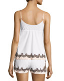 Antique Lace-Print Cami