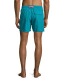 Moorea Panda Water-Reactive Swim Trunks, Prussian Blue