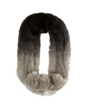 Rabbit Fur Degrade Scarf