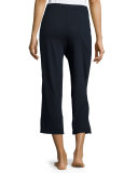 Mariah Cotton Lounge Pant, Anchor Blue