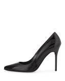 Nouveau Patent Point-Toe Pump, Black