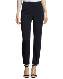 Classic Cady Stretch Cropped Pants, Navy
