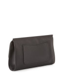 Bamboo Daily Leather Clutch Bag, Black