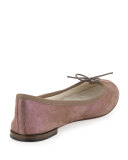 Cendrillon Metallic Suede Ballet Flat, Polux