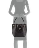 Romy Butterfly Bucket Bag, Black