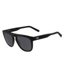 Gancini Flat-Top Polarized Sunglasses, Black