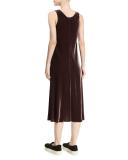 Velvet Midi Tank Dress