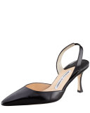 Carolyne Classic Fit Mid-Heel Halter, Black