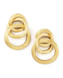 Jaipur Link Gold Large Twist Earrings