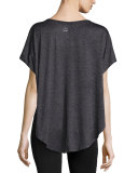 Scalloped Jersey Tee