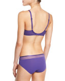 Aeria Light Spacer T-Shirt Bra, Purple Blue