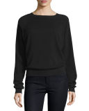Crewneck Cashmere Pullover Sweater