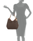 Fulton Large Tote Bag, Brown