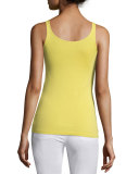 Scoop-Neck Long Organic Cotton Tank