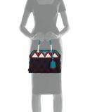 Tessuto Impunturato Satchel Bag