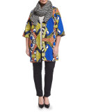 Fila Half-Sleeve Bold-Print Jacket, Plus Size 