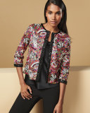 Paisley Sequined Cardigan