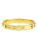 19k Gold Banded Bangle Bracelet