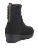 Naji Weatherproof Demi-Wedge Bootie, Black