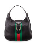 Dionysus Small Striped Hobo Bag