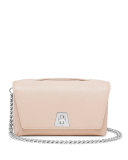 Leather Chain-Strap Flap Bag, Cordage