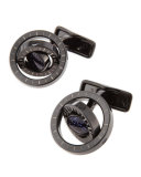 Gyro Compass Galaxy Cuff Links