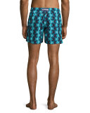 Moorea Graphic Fish Swim Trunks