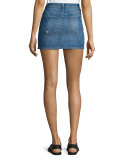 Denim Mini Skirt, Delancey