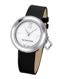 White Gold Charms Watch with Diamonds, 32mm