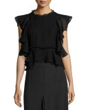 Hacienda Tiered Ruffle Top