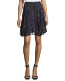 The Goodnight Pleated Mini Skirt, Ursula