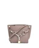 Attica Mini Chain Satchel Bag, Mink Gray
