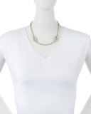 Daphne Silver & 18k Gold Chain Necklace