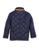 Hillsdale Quilted Sport Jacket, Navy, Size 2-7