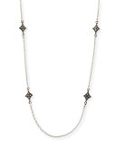 New World Crivelli-Station Necklace with Champagne Diamonds