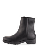 Lorraine Weatherproof Leather Bootie, Black